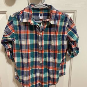 Janie and Jack plaid button up